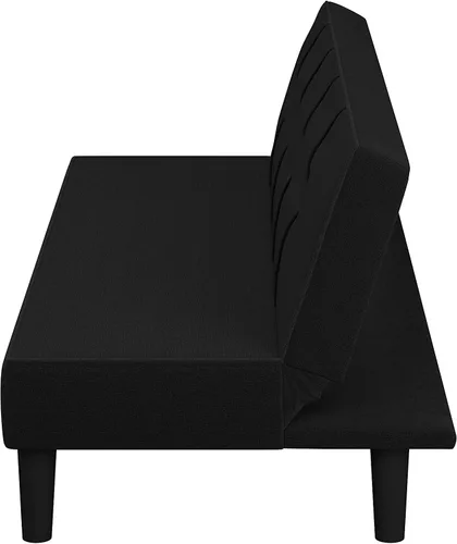 Vista 12 de Serta Futon - Sofá cama individual, más pequeño, negro