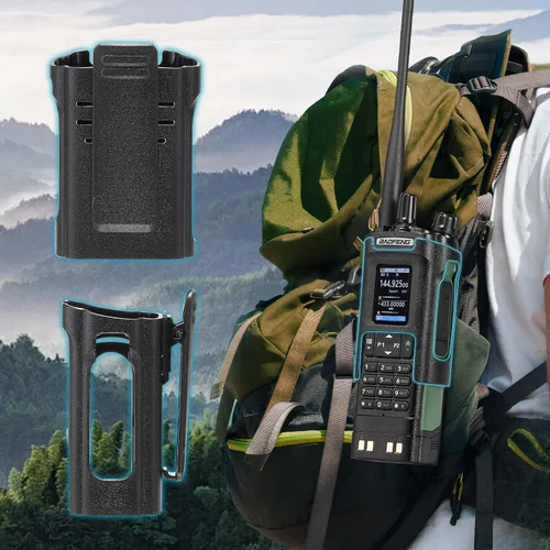 Vista 6 de BAOFENG UV-32 Radio de Radioaficionado Portátil de 10W, Radio Bidireccional de Largo Alcance Multibanda con GPS, Chirp y Aplicación Inalámbrica