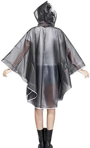 Vista 5 de Poncho ligero con capucha para mujer