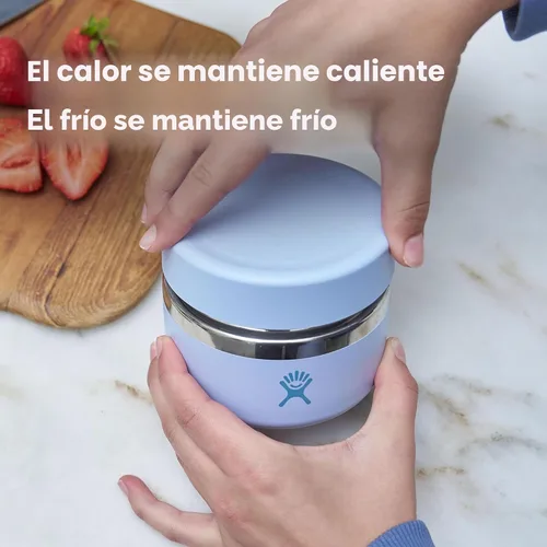 Vista 3 de Hydro Flask Tarro de Comida – Acero Inoxidable Aislado, Contenedor de Viaje para Bocadillos para Comida Caliente, Almuerzo y Sopa 8 Oz Birch