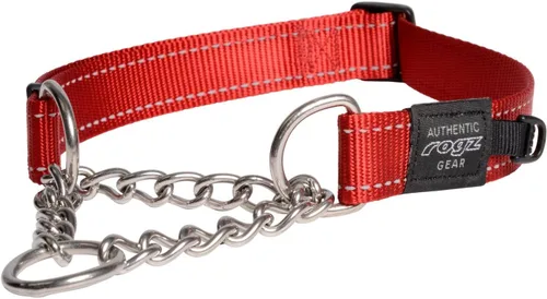 Vista 13 de Rogz Utility - Collar de perro de medio cheque reflectante de 1 pulgada, color naranja