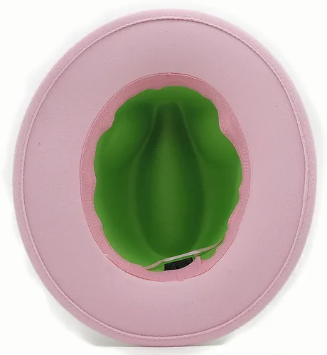 Vista 22 de Sombreros de fieltro de Panamá, sombrero de vestir clásico de ala ancha