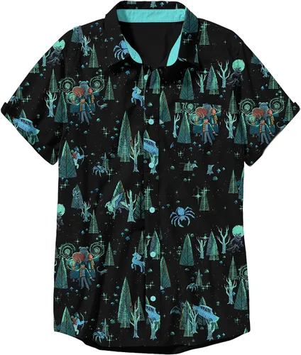 Vista 3 de Fifth Sun Camisa con botones de Harry Potter para hombre