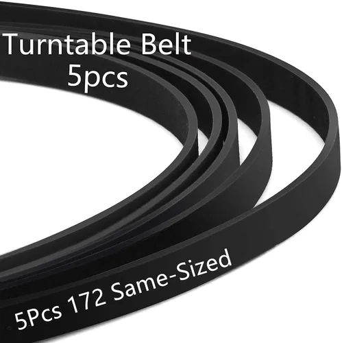 Vista 8 de 5 correas de tocadiscos de diferentes especificaciones compatibles con Technics SL-200, ATLP120, (5 correas de tocadiscos diferentes)