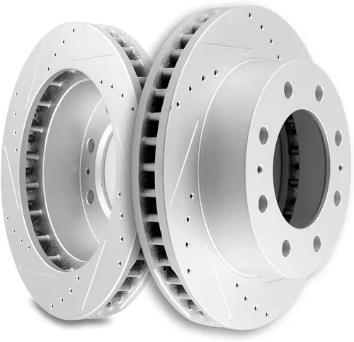 Vista 26 de SCITOO Rotores de freno traseros, 2 kits de frenos para Acura Integra 1990-2001, Honda Civic 1992-1995 1999-2000, para Civic del Sol 1993-1997, CRX