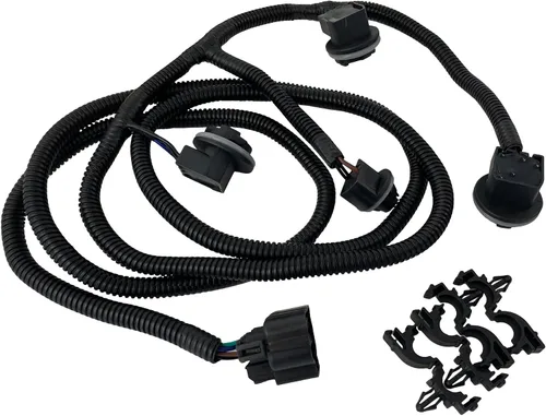 Vista 27 de PartsFlow Arnés de cableado universal extra largo de 12 circuitos Street Hot Rod Wire para Chevrolet Chevy Mopar para Ford Muscle Car, arnés