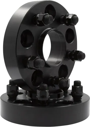Vista 12 de Wheel Accessories Parts 2 adaptadores de espaciadores de rueda centrados en buje 5 en 4.724 in 0.197x4.724 in 1.00" de grosor 0.551 in 1.50