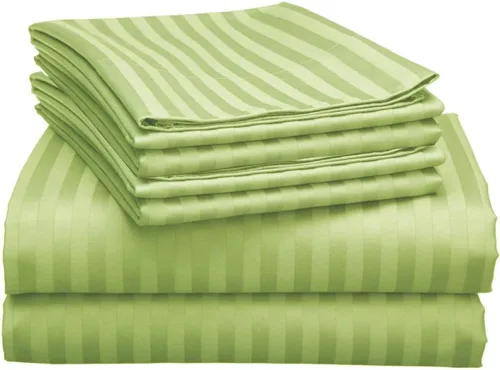 Vista 32 de NON Sticky cotton Juego de sábanas bajeras de algodón egipcio de 6 piezas de alta calidad, suaves y transpirables, bolsillo profundo de 16 pulgadas