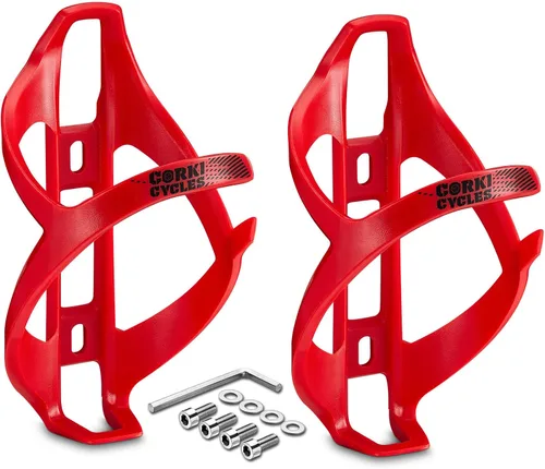 Vista 13 de corki Cycles Soporte para botella de agua para bicicleta, con carga lateral derecha, jaula para botella de agua para carretera, MTB, bicicleta