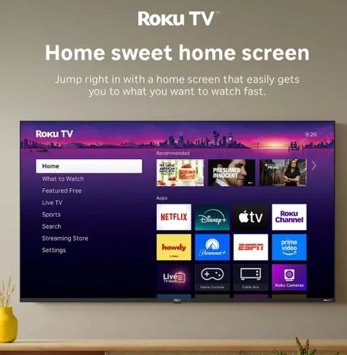 Vista 6 de Roku Hiro H24C2C4 - Televisor LED inteligente de pantalla plana HD de 24 pulgadas y 720p con audio Dolby para transmisión, con Wi-Fi, Bluetooth