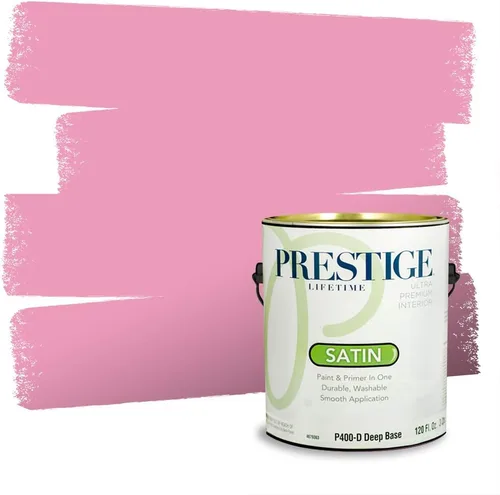 Vista 758 de Prestige Paints Pintura exterior e imprimación en uno, 1 galón, plano, coincidencia comparable de Valspar* Amber Rose*