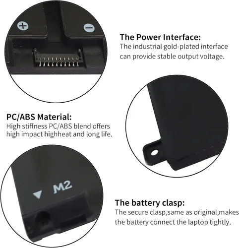 Vista 4 de H5CKD - Batería para laptop Dell Inspiron 7300 7306 7405 7500 2 en 1 7506 5501 5502 5300 5301 5400 5401 5402 5406 5408 5409 5509 Latitude 3410 3510