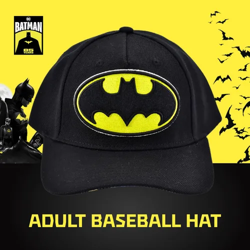 Vista 2 de DC Comics Batman Baseball Hat, Adjustable Cap, One