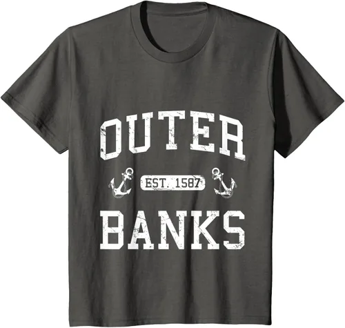 Vista 18 de Out-Banks NC North Carolina - Camiseta