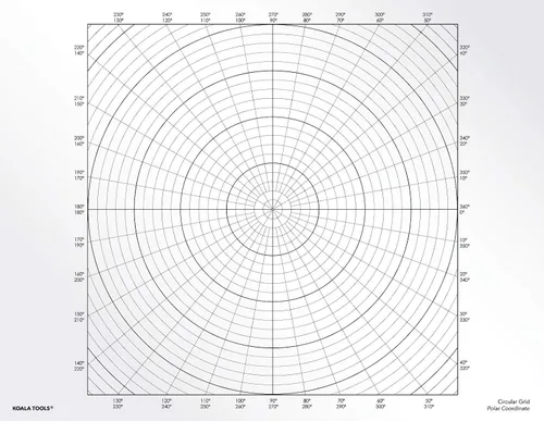 Vista 4 de Hojas de transparencia de cuadrícula geométrica (paquete variado de 4) - 8.5 x 11 pulgadas Transparencias de proyector y caja de luz - Película