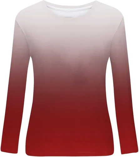 Vista 4 de Pullover sweaters for women,2022,Halloween Shirts Women Tunic Tops Front Twist Crewneck Christmas Pullover