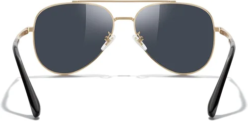 Vista 4 de MERRY'S Gafas de sol clásicas de aviador espejadas para hombres y mujeres, polarizadas, para conducir, pescar, hombres