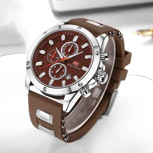 Vista 4 de KXAITO Mens Watches Military Sport Waterproof Chronograph Watch Luminous Silicon Strap Casual Watches for Men Fashion Analog Quartz Business Wrist
