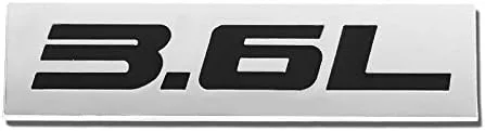 Vista 3 de 1.5L Negro/Cromo Aleación de Aluminio Auto Maletero Puerta Guardabarros Parachoques Insignia Calcomanía Emblema Cinta Adhesiva Pegatina