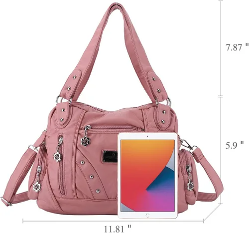 Vista 2 de Angel Barcelo Hobo Bag for Women Crossbody Purse and Handbags Ladies Shoulder Bags
