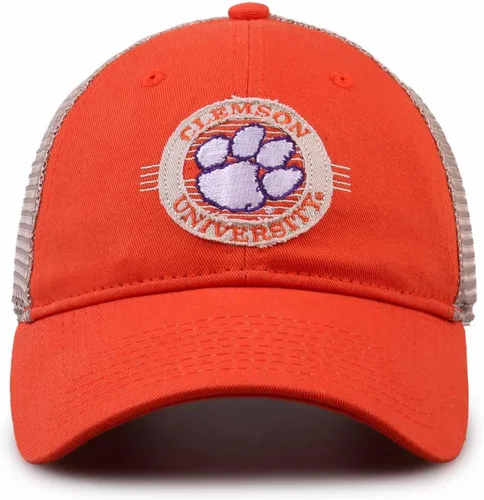 Vista 15 de The Game NCAA Snapback - Parche de malla - Comodidad clásica - Tamaño ajustable - Deja que todos sepan a qué equipo apoyas School seal patch with