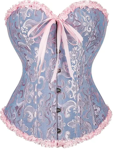 Vista 157 de SZIVYSHI Corsé para mujer, lencería moldeadora, body con cintura de encaje