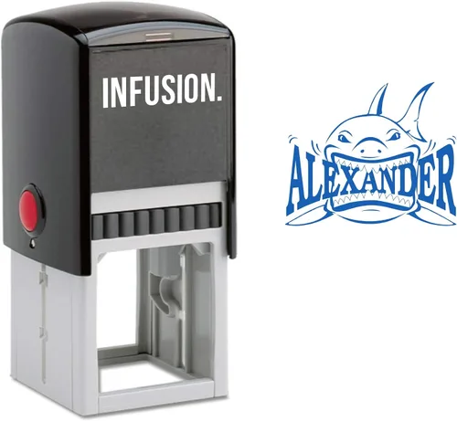 Vista 13 de Infusion Sello con nombre de niño autoentintado para niños (Bee Great)