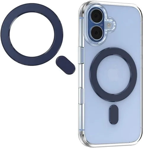 Vista 13 de Anillos adaptadores magnéticos 2 piezas compatibles con MagSafe, para Kindle Pop Socket Magnetic, para accesorios Magsafe y carga inalámbrica