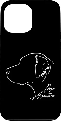 Vista 24 de Funny Proud Dogo Argentino Profile Dog Mom Dog Dog Case para iPhone 17