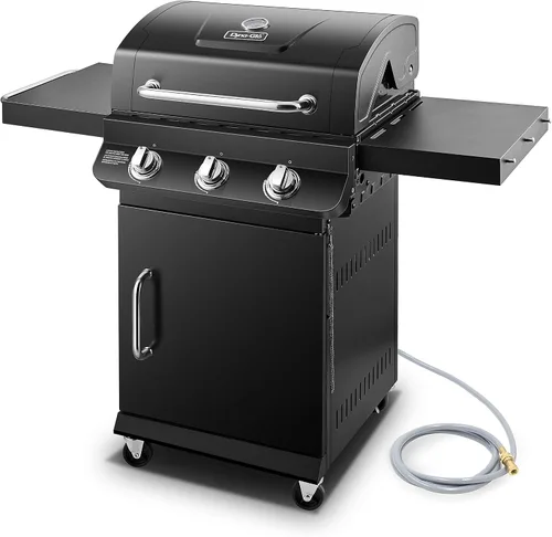 Vista 2 de Dyna-Glo DGP397CNN-D Premier - Parrilla de gas natural de 3 quemadores, color negro