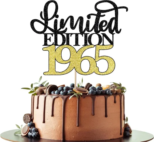 Vista 9 de Decoración para tartas de edición limitada de 1935, decoración de pastel de feliz cumpleaños 90, hombres y mujeres animan 90 años/90 y fabulosa