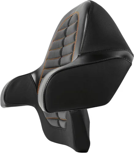 Vista 4 de Almohadilla de respaldo envolvente King Chopped Trunk Fit para Harley 2014-2023 Road King Street Glide