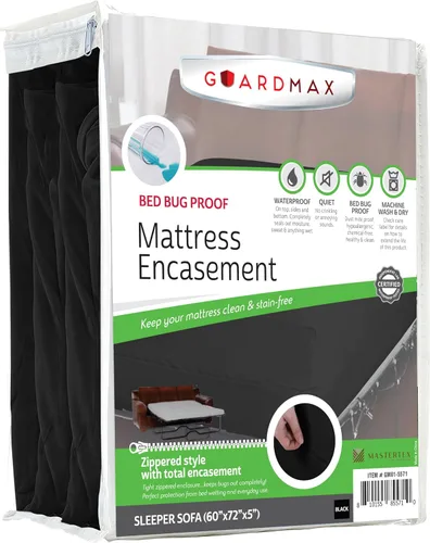 Vista 40 de Protector de colchón Guardmax con cremallera funda contra insectos para cama 100% impermeable suave, hipoalergénico y transpirable