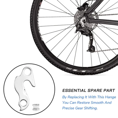 Vista 3 de Percha de desviador para Trek Remedy, líquido, navegador, Gary Fisher - Pieza de repuesto para desviador trasero - para bicicletas de montaña
