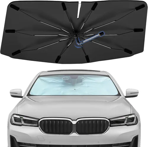 Vista 53 de Sombrilla Parasol para Parabrisas para Mazda 3 2014-2026, Parasol Plegable para Coche para Ventana Delantera, Visera Protectora Solar Altamente