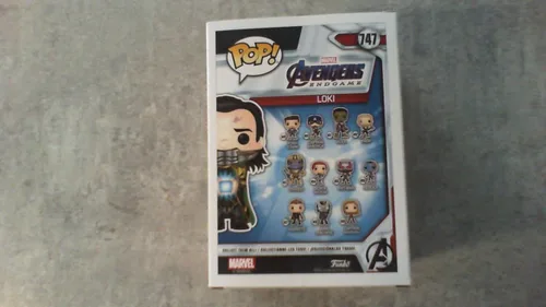 Vista 3 de Funko Pop! Marvel: Avengers Endgame - Loki con Tesseract que brilla en la oscuridad