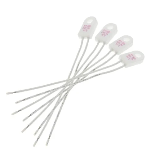 Vista 2 de 5PCS RH/Tf 95 115 125 130 135 150 180 230Degrees Celsius 15A 250V Temperature Fuse Thermal Links Over Temperature Protector(135C 15A)