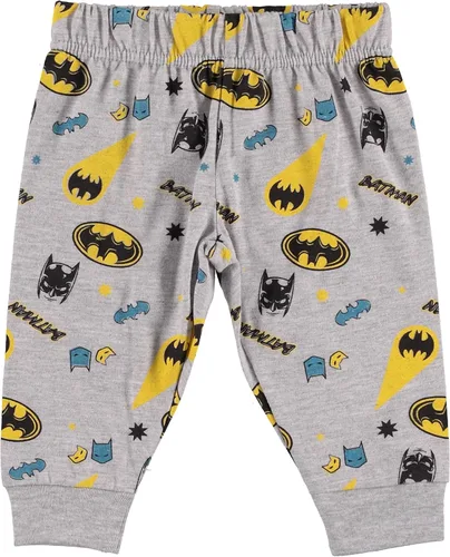 Vista 5 de BATMAN Baby Boys Clothes 3-Piece Set with Bodysuit, Pants, and Bib Set