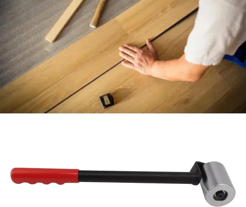 Vista 8 de TOPINCN Rodillo de costura de mano, rodillo de costura de hierro, rodillo de costura de presión de rodillo de costura DIY placa de rodillo de mano