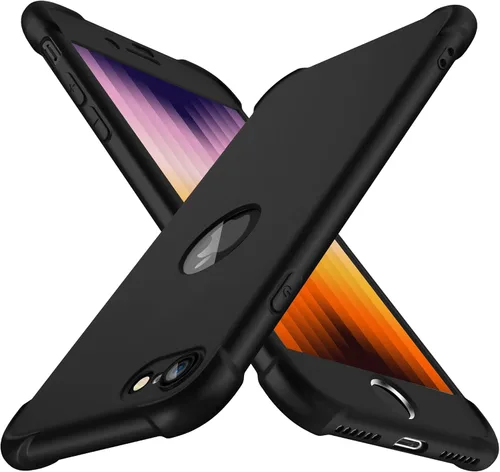 Vista 33 de ORETECH - Funda diseñada para iPhone 5/5S / SE (2016), con [2 protectores de pantalla de vidrio templado] cuerpo completo de 360° para iPhone SE