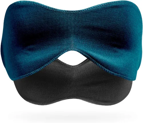 Vista 12 de Máscara de ojos para dormir, cómoda y suave con los ojos vendados para hombres y mujeres que ofrece un sueño tranquilo y totalmente reparador, mejor