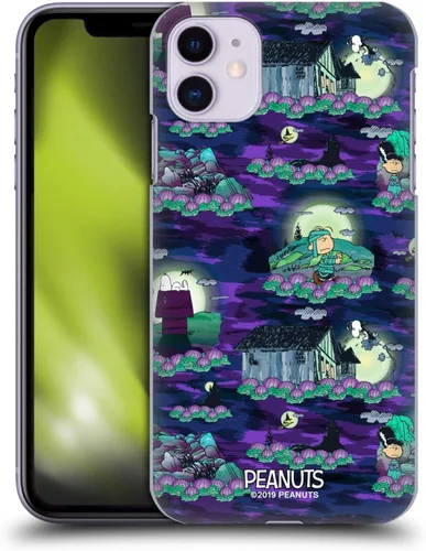 Vista 17 de Head Case Designs Funda rígida con licencia oficial de Peanuts Snoopy Patterns Spooktacular compatible con Apple iPhone 7/8/SE 2020 y 2022