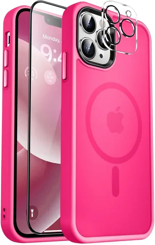Vista 27 de MOCCA - Funda magnética resistente para iPhone XR de 6.1 pulgadas, compatible con MagSafe, funda con protección contra caídas de grado militar