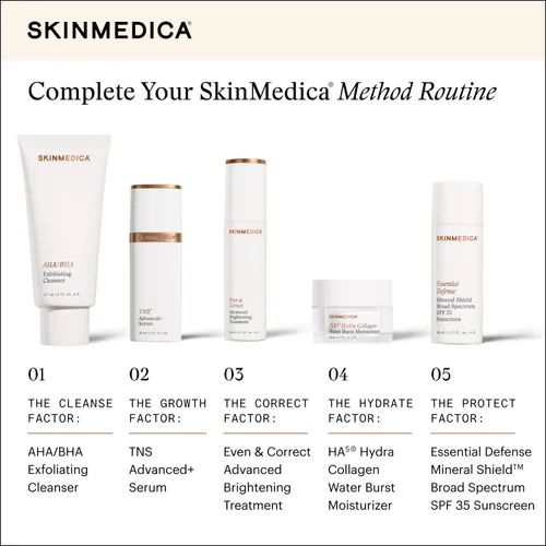Vista 8 de SkinMedica HA5 Hydra Collagen Water Burst - Hidratante facial con colágeno vegano, crema facial con complejo de barrera de microbioma
