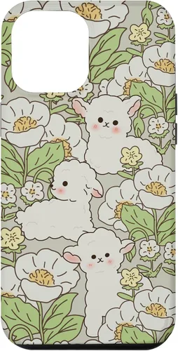Vista 25 de Funda para iPhone 16 con diseño de oveja, cordero, margarita, granjero