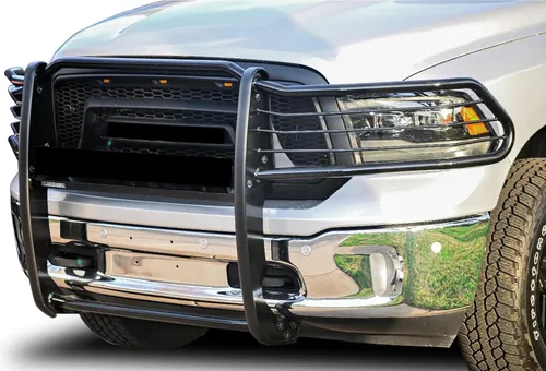 Vista 14 de Protección de parachoques modular Black Horse Grille Compatible con 09-10 Dodge Ram 1500 11-18 Ram 1500 19-24 Ram 1500 Classic