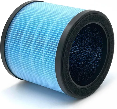 Vista 2 de Filtro AP070 para purificador de aire, compatible con Aircillin AP070A y AP070B, paquete de 2, carbón activado y filtro HEPA de alta eficiencia