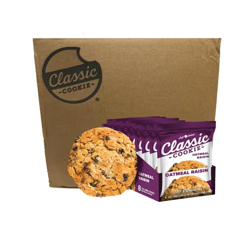 Vista 22 de Galletas de brownie Classic Cookie suavemente horneadas en forma redonda, 2 cajas, 16 galletas envueltas individualmente