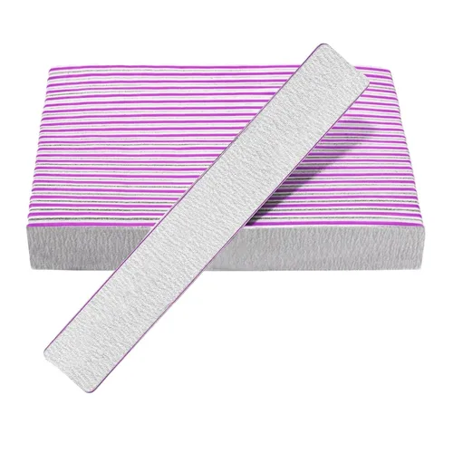 Vista 10 de 21 limas de uñas Emery Board, lima de uñas de grano 100/180 para uñas acrílicas y de gel