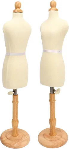 Vista 2 de Maniquí de forma de vestido, maniquí de vestido con soporte de costura flexible, forma de vestido femenino de sastre profesional, maniquí femenino